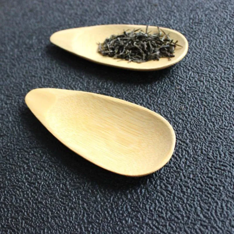ビンテージ中国の木製茶スプーンコーヒー豆スペードホームキッチンツールノベルティレトロティーツールF20173350