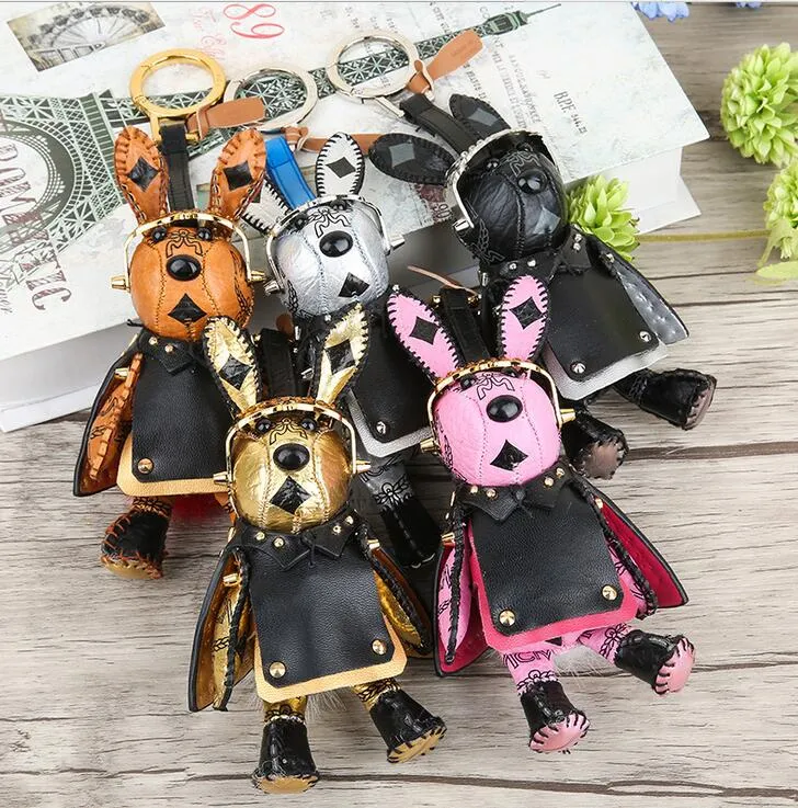 Space Rabbit Fashion New South Korea Handväskor Bil Keychain Star Rabbit Package Pendant