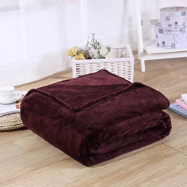 Flannel Blanket Coral Fleece Fabric 16 Styles Rectangle Blanket 6