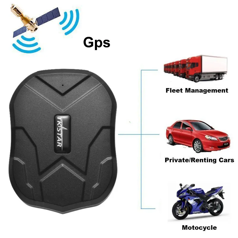 TK905 Quad Band GPS Tracker Vattentät IP65 Real Time Tracking Device Car Locator 5000MAH Långt liv Batteri Standby 120 dagar