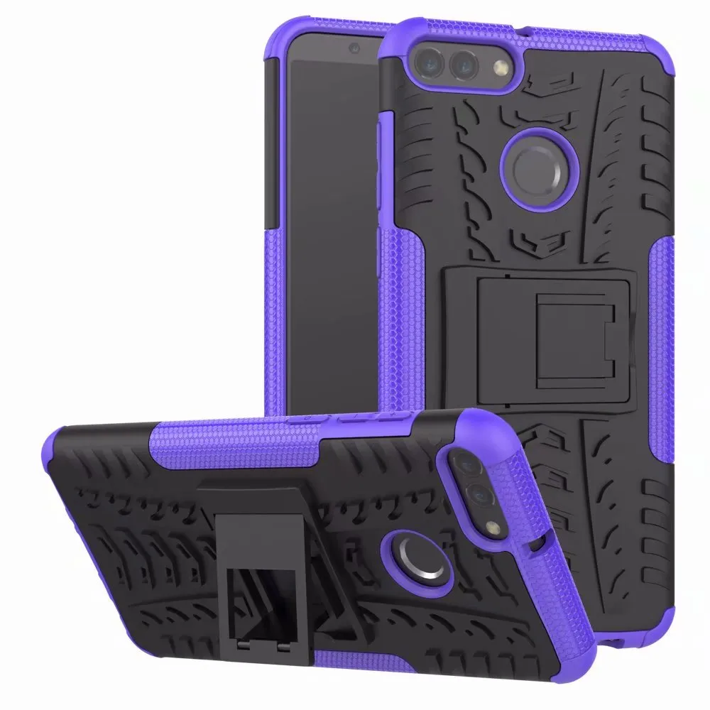 Hybride Kickstand Impact Rugged Heavy Duty TPU + PC Case Cover voor Huawei P Smart 2020 P40 Lite P40 Pro / 