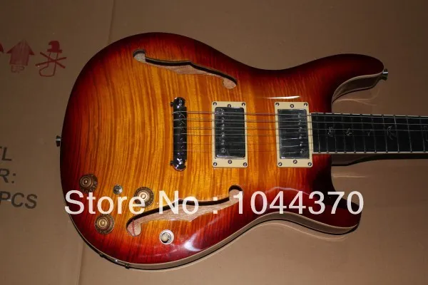 Großhandel - beste CUSTOM 22 Hollow F-Loch Desert Sunburst P R S E-Gitarre China Guitar