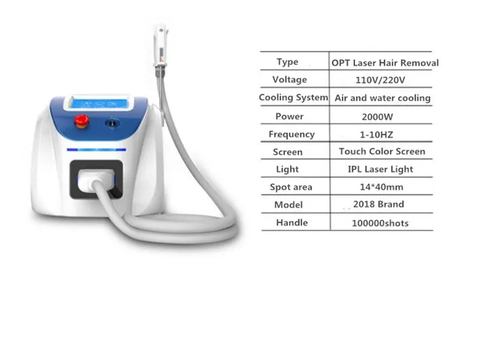 Ny ankomst kraftfull OPT -laser ipl elight hårborttagning rf hudföryngring pigment borttagning fräkn bort borttagning elight salon spa skönhetsmaskin