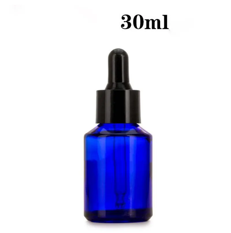 Atacado 528pcs/lote âmbar azul transparente garrafa giratório de vidro de 30 ml de óleo essencial garrafas de vidro cosmético reagentes garrafas de pipeta