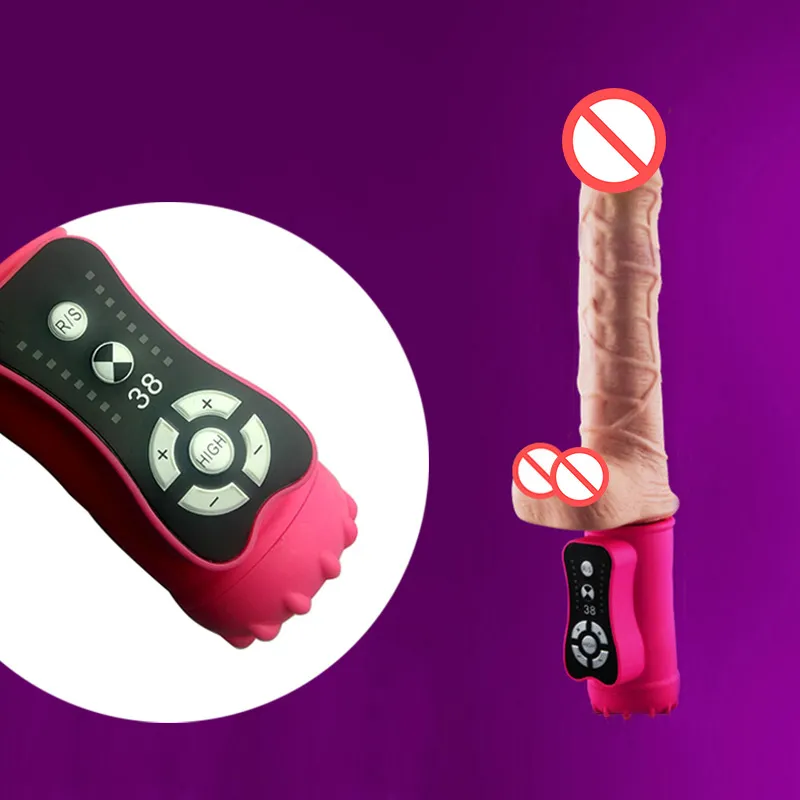 Vibrant Dildo Sex Toys for Women with chauffage USB Charge réactive Reailstic Sétillateur de gode