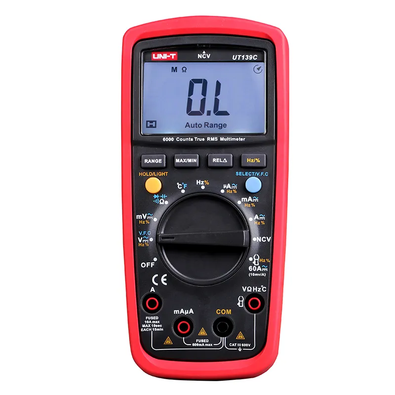UNI-T UT123 Auto-Ranging Digital Multimeter With AC/DC Voltage/Resistance /Continuity/NCV Measurement