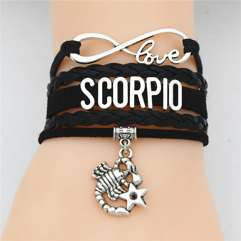 Scorpio Zodiac Stretch Bracelet | Smoky Quartz, Obsidian, & Malachite -  VOLTLIN