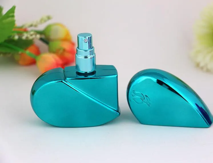 Moda Perfumy Atomizer Butelka Kształt Serca Butelka Refillable Puste 25ml Travel Mini Atomizer Pompa Perfumy Butelka