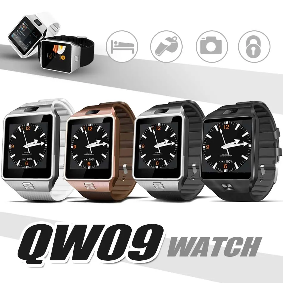 QW09 Smart Watch 3G WIFI MTK6572 1.2GHz Dual Core 512 MB di RAM 4 GB ROM Android 4.4 Contapassi Smartwatch anti-perso Con il pacchetto