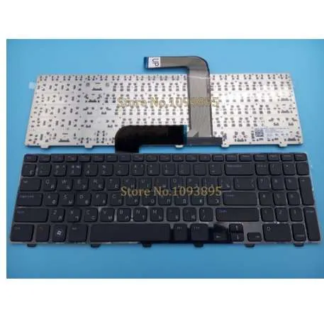 لوحة المفاتيح الروسية الأصلية الجديدة ل Dell Inspiron 15R N5110 M5110 N 5110 لوحة المفاتيح Laptop الروسية