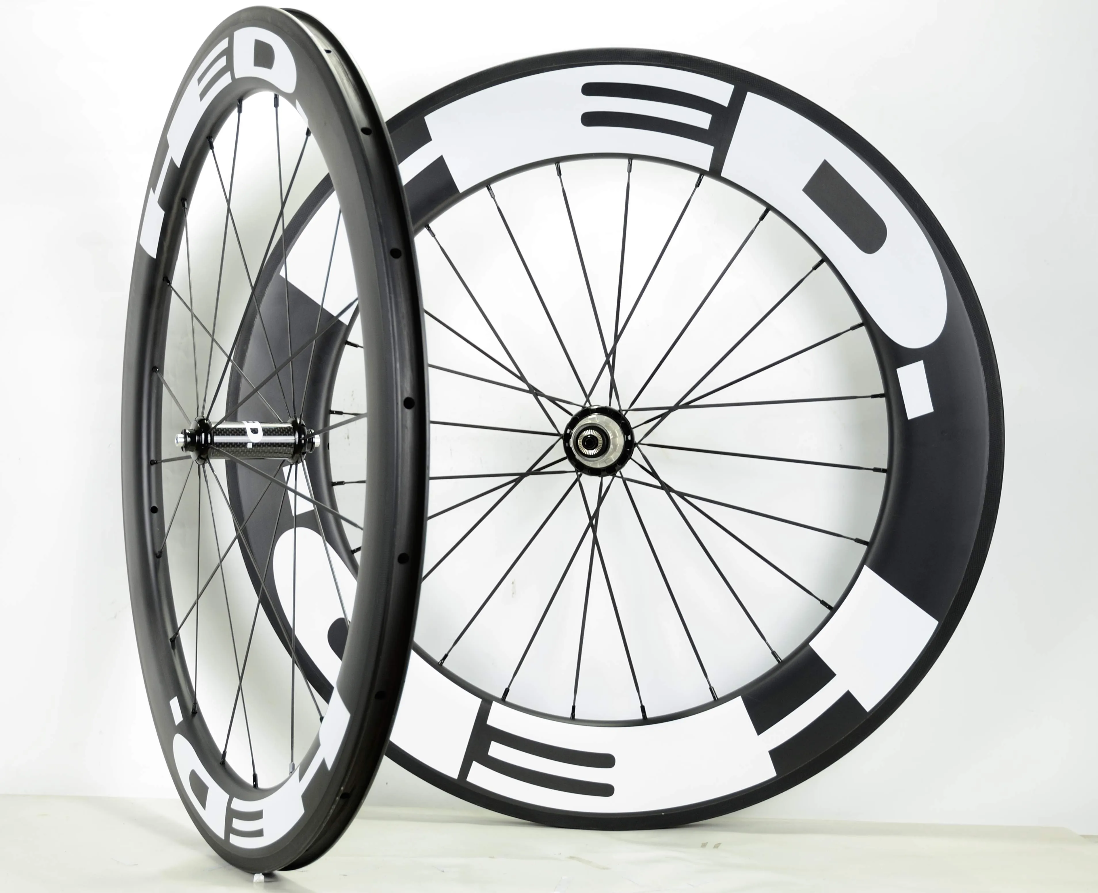 700C Front 60mm Rear 88mm Depth Carbon Wheels 25mm Width Clincher