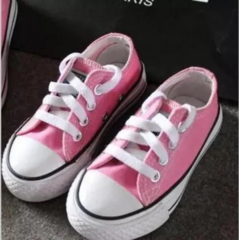 Hot Sale 2018 New kids canvas shoes fashion shoes boys and girls sports canvas children shoes size 23-34