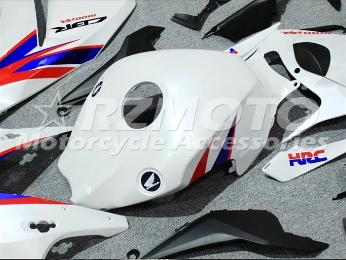 3 бесплатные подарки для Honda CBR1000RR 2012 2013 1000RR 12 13 ABS инъекции мотоцикл полный обтекатель комплект красный белый T5