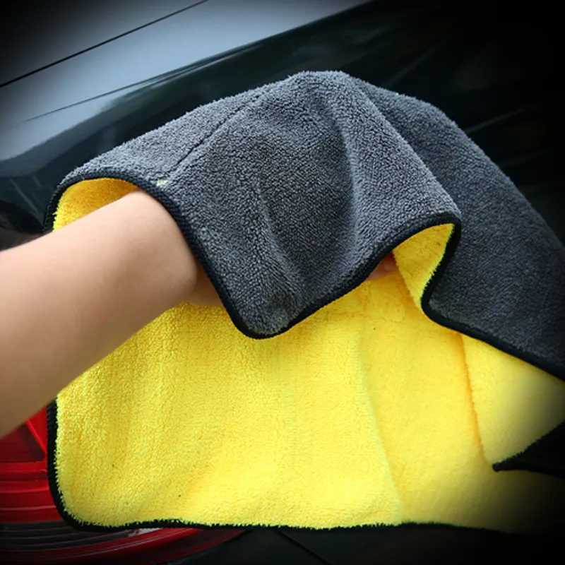 Nieuwe 50 stks / park pc's auto schone handdoeken hoge kwaliteit zachte microfiber handdoek auto reiniging wassen schone doek super dikke auto reinigingsdoeken