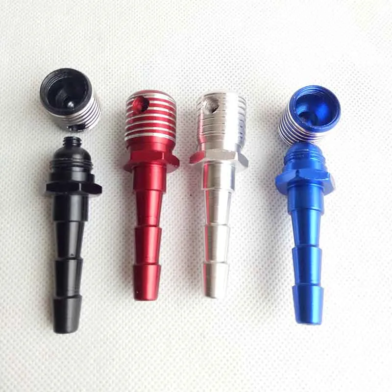 microphone shaped Metal Tobacco Smoking Pipe Cigarette Hand Dry Herbal Filter Spoon Pipes Accessories Tools Oil Rigs