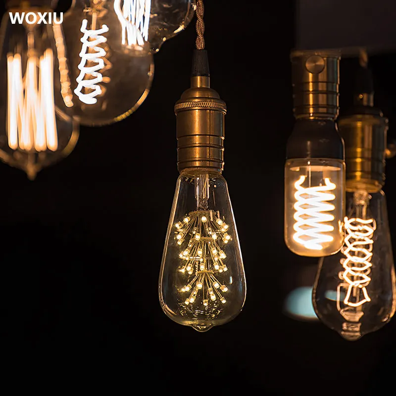 Led Retro Bulbs Vintage Edison LED Bulb - Retro Filament Light, E27 8W ST64 Globe ...