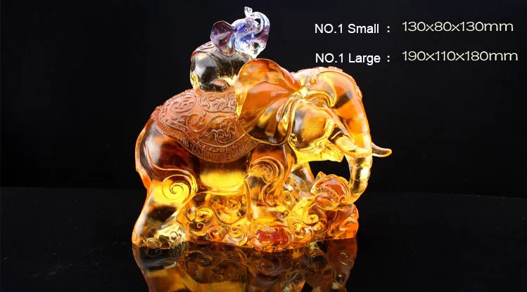 Living Room Decoration Elephant Tv Cabinet Decoration Crafts Garden Decor Craft Accessories Feng Shui Elephant Glazed Home Decor