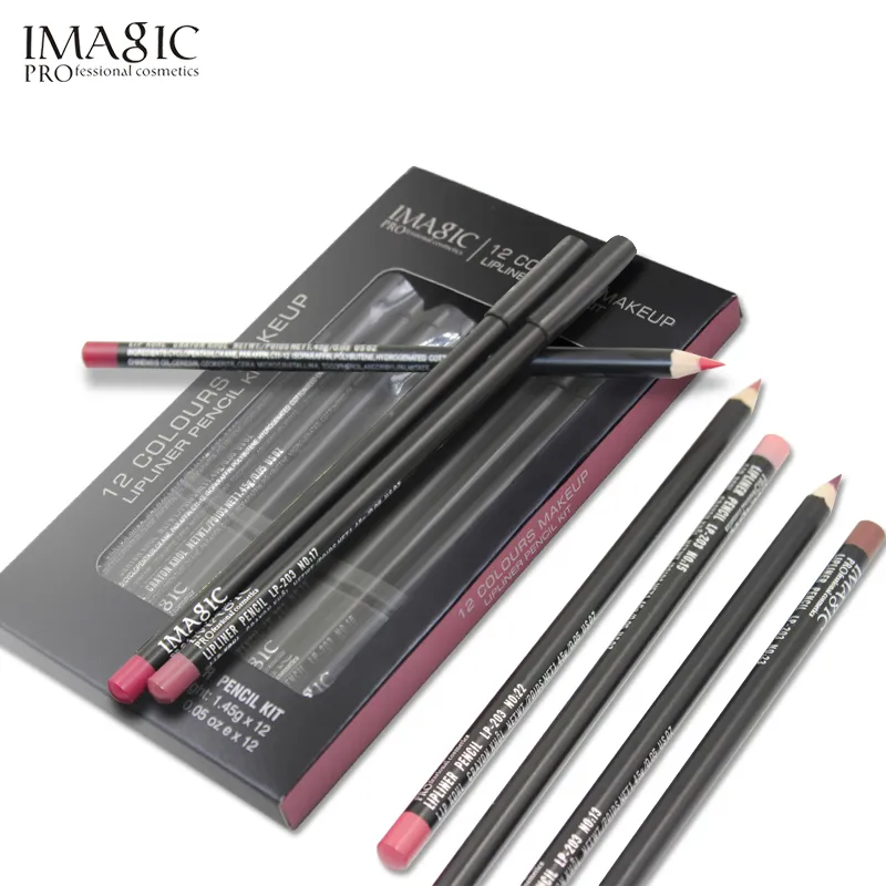 IMAGIC Hot Fashion Lasting Moisture Lipliner Waterproof Lip Liner Stick Pencil &Pencil sharpener Lip Pencils