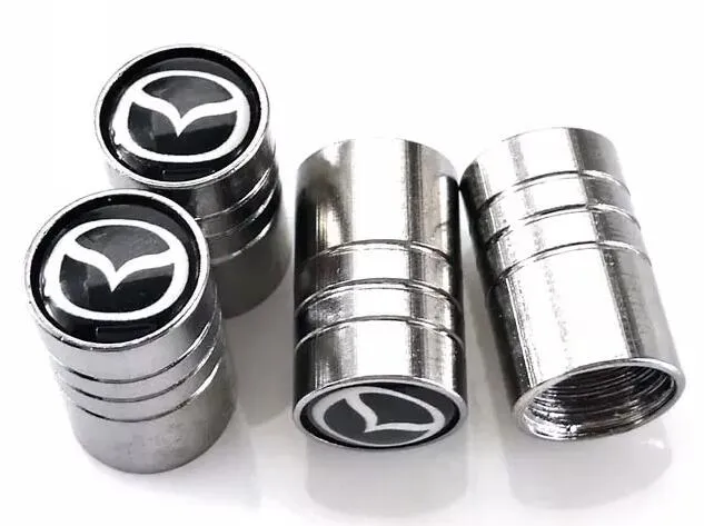 Auto Car Sticker Wheel Tire Valves Tyre caps for Mazda 3 6 cx-5 2 Car Accessories Styling