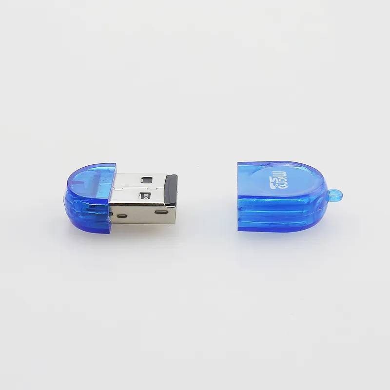 USB 2.0 Micro SD TF T-Flash Mini Card Reader Adapter för PC Mac Laptop MicroSD-minneskort Höghastighet 480Mbps Gratis frakt Hög kvalitet