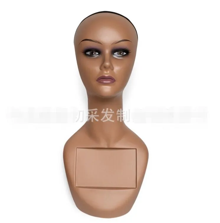 Simulation Female Foam Mannequin Head For Wig Holders African And