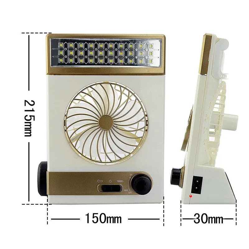 Campinglampen koelventilator multifunctionele tafellamp zaklamp led voor fakkel led zonne- en ac-snoer opladen voor thuisgebruik buitenkamperen