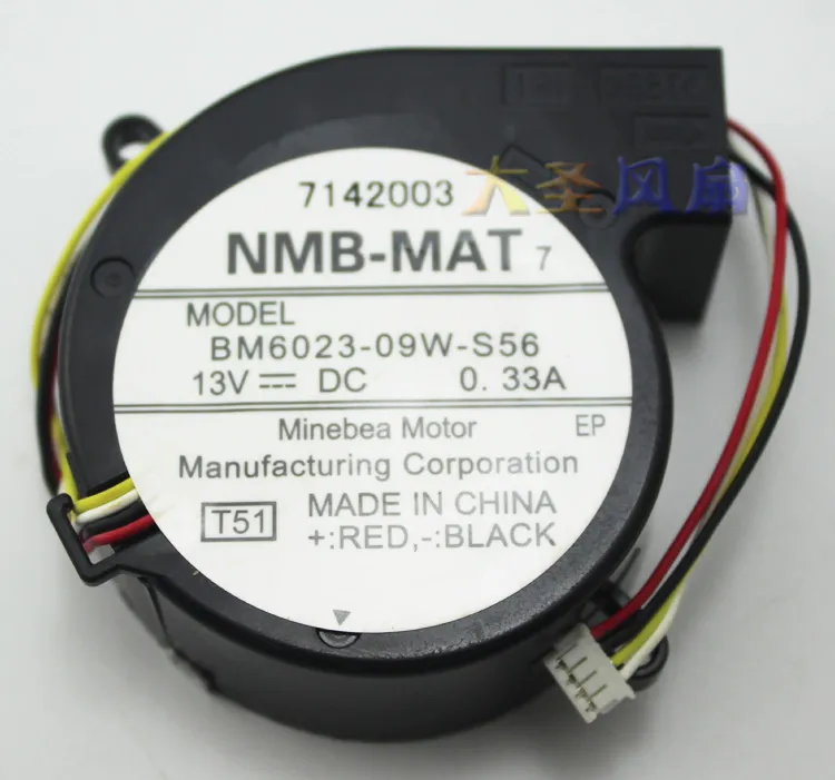 Original NMB EB-C2020XN / 2040XN / 2060 BM6023-09W-S46 / S56 Ventilador do Projetor
