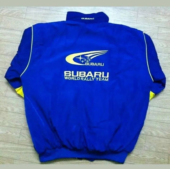 2018 Subaru Embroidery Cotton Nascar Moto Car Team Racing Jacket Suit