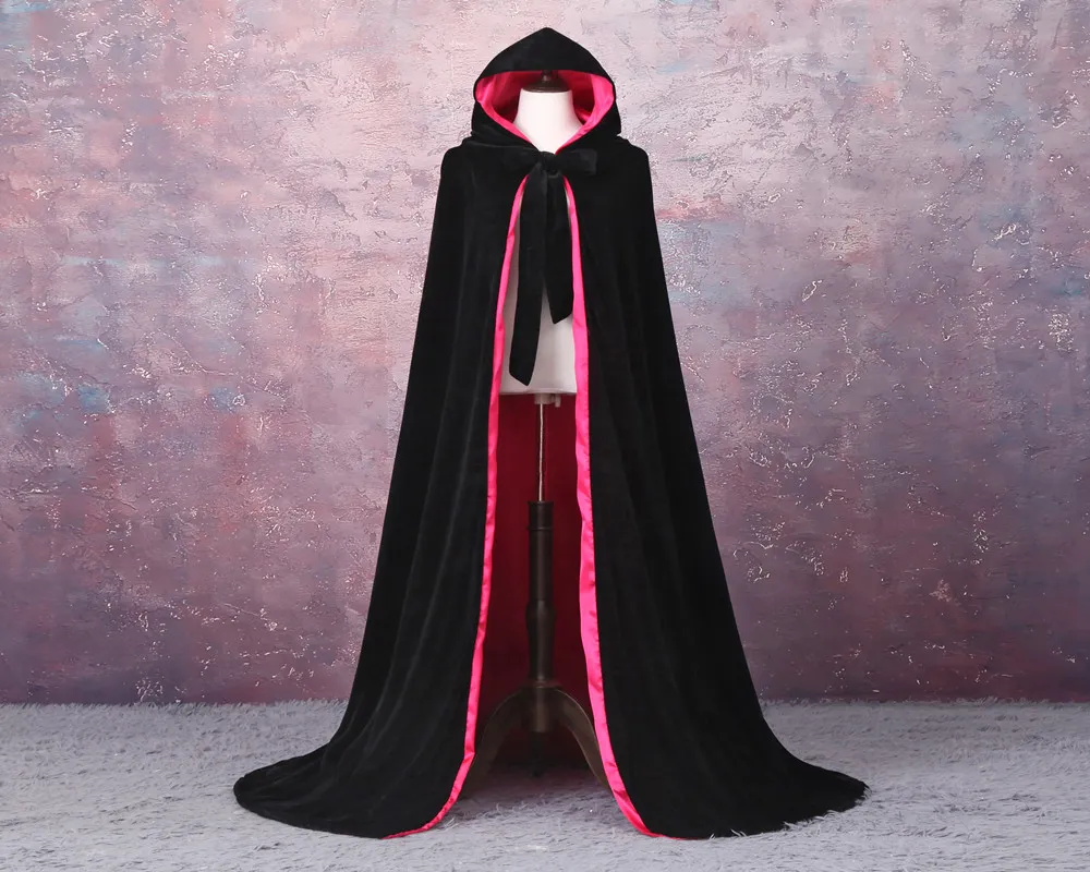 Velvet cloak Winter Wedding Cloak Cape Warmth Wedding bride Cloak Cheap Wicca Robe Wram Christmas Floor Length Long Bridal Jacket Wedding