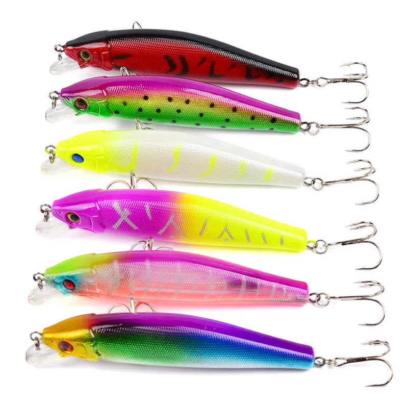 Yüksek Quanlity Içinde Gerçekçi balık Temptation Yüzme Balıkçılık cazibesi Hooks 26g 13 cm Minnow Nehir Crankbaits Sığ Dalış Lazer ...