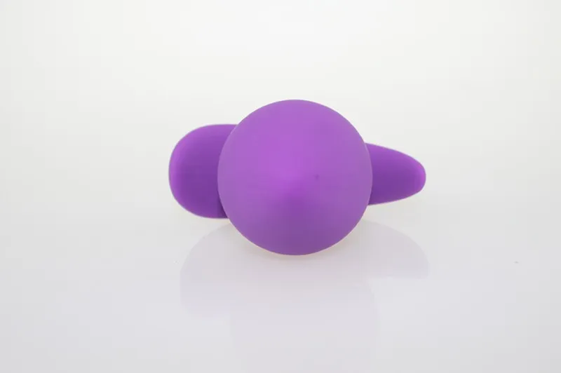 Silicone Pure Silicone Big Anal Butt Butt Plug Anus Prazer em jogos adultos Couples Toys Produtos de sexo para mulheres e homens gay7827273