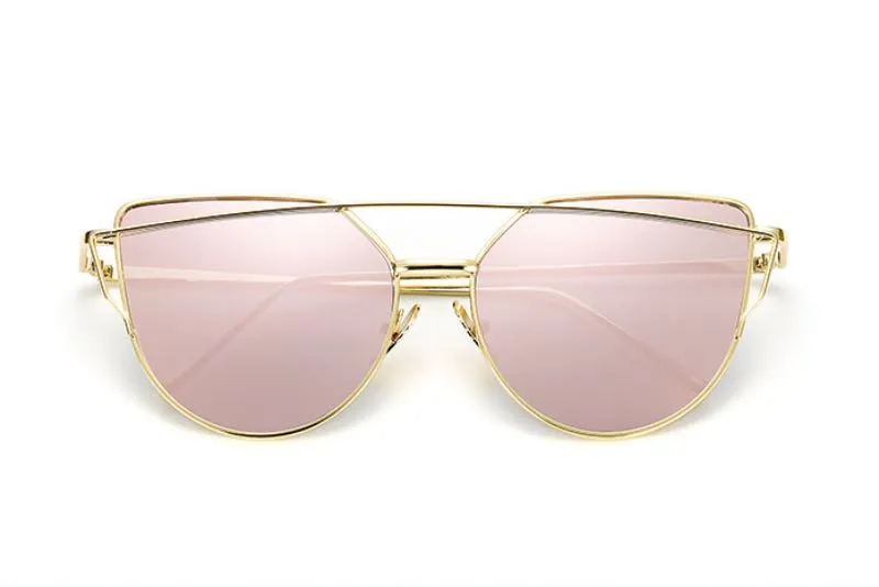35 ألوان تحديث مصمم المعادن النظارات الشمسية للنساء نظارات الشمس المضلع أزياء السيدات بالجملة