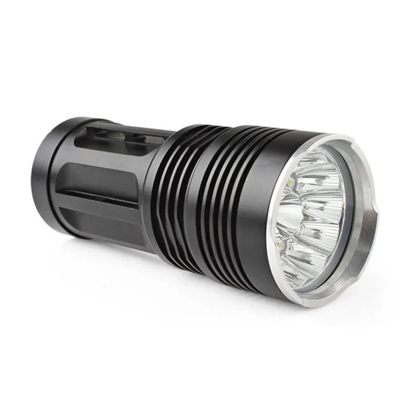 New Arrival Super 34000LM 14x XM-L T6 LED Flashlight Torch 4x 18650 Hunting Light Lamp XM-L T6 Torch Light1845446