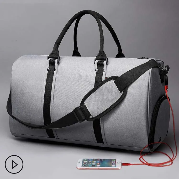 2018 high quality nylon material sport and outdoor bags new arrival outdoor travel and gym bags