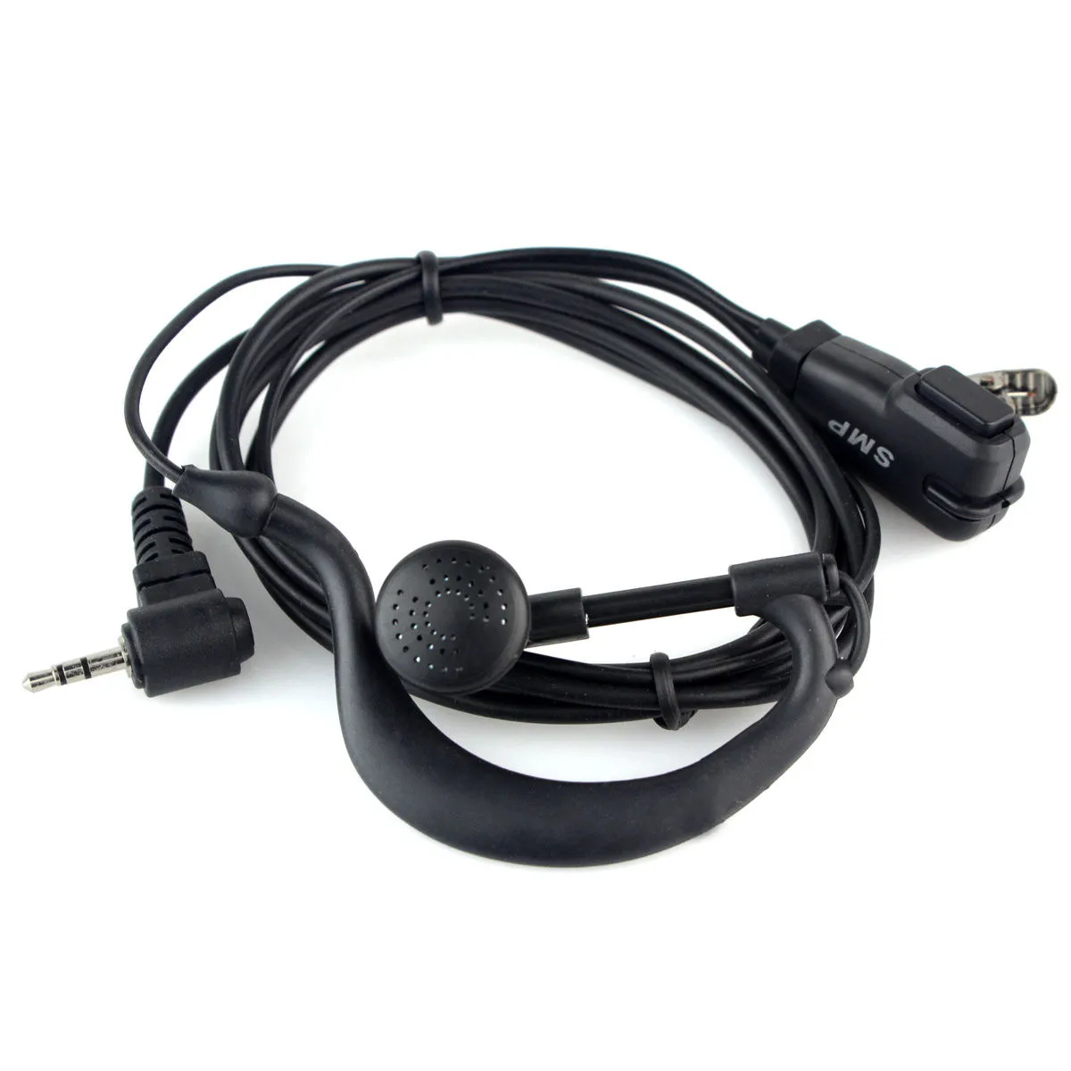 5 cuffie auricolari jack da 2,5 mm a 1 pin con microfono PTT per walkie talkie Motorola SMP218