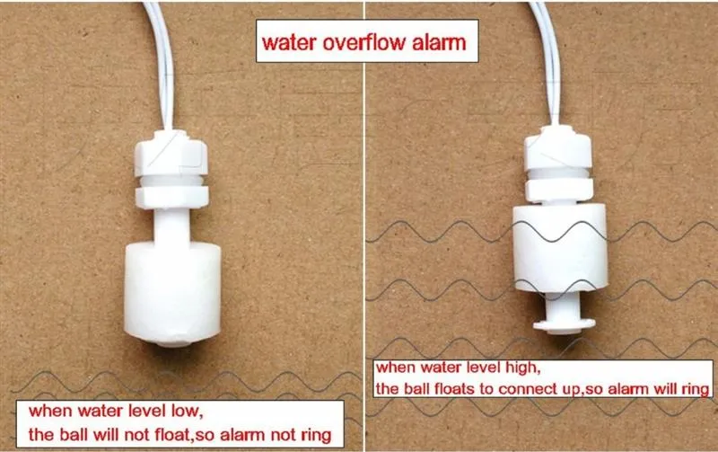 Détecteur d'alarme de débordement de fuite d'eau, alarme de pénurie d'eau