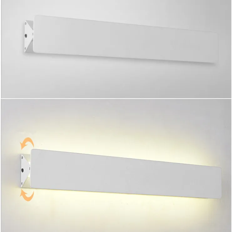 Inomhus LED-vägglampa 15W 10W 5W AC85-265V 46cm 32cm 16cm Metallkonstdekorationer Lampor Vit Svart Guld Gary Direct från Shenzhen Kina