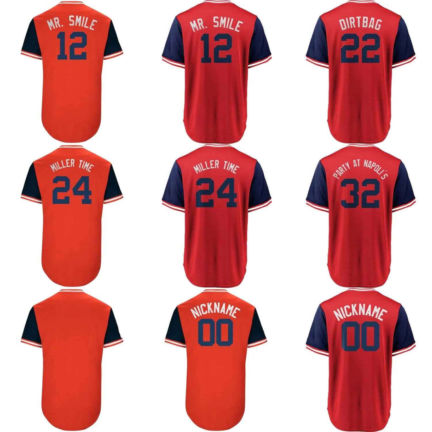 2018 Jogadores Fim de Semana Mens Mulheres Crianças Crianças Personalizado Cleveland 28 Kluber 59 Carrasco 10 Encarnacion 23 Brantley 17 Alonso Camisa de Beisebol