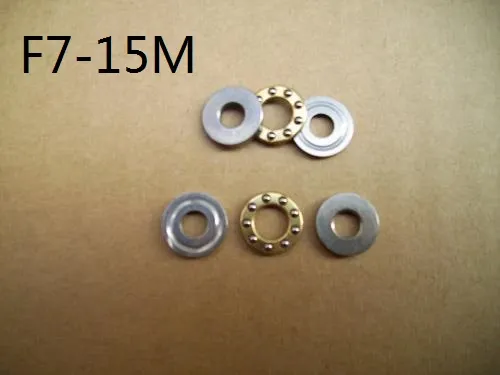 100pcs F7-15M Axial Ball Thrust Bearings 7*15*5 miniature Plane thrust ball bearing 7x15x5 mm