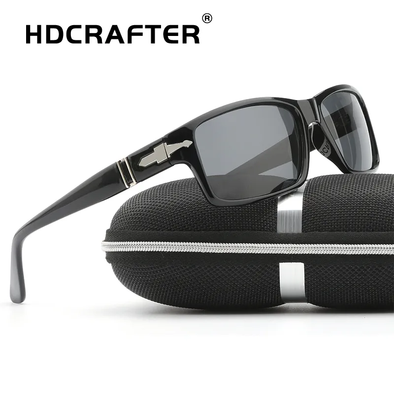 Sunglasses HDCRAFTER Fashion Men Polarized Driving Mission Impossible Bond Sun Glasses