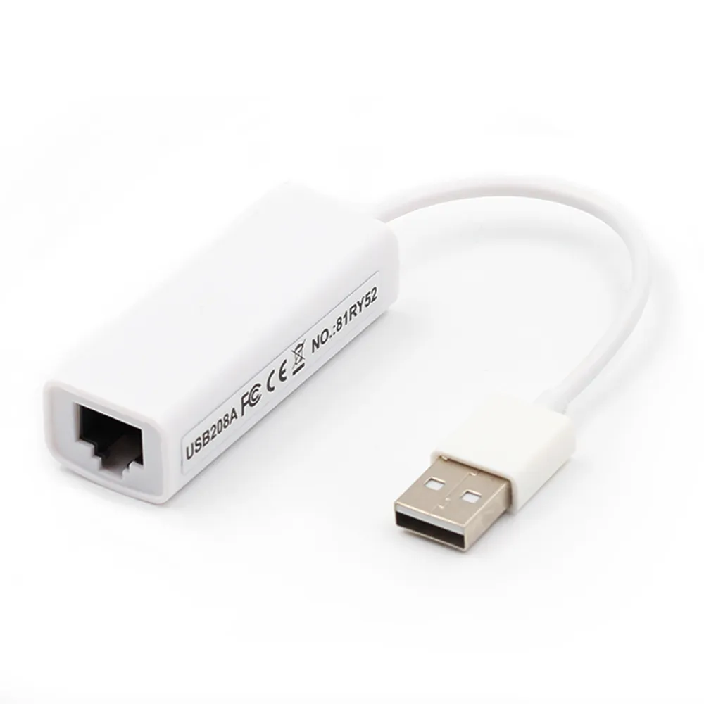 GOOJODOQ USB 2.0 RJ45 Ağ Kartı Lan Adaptörü Mac OS Tablet PC Win Için 7 8 10 XP 100 Mbps Yüksek Kalite RTL8152 IC