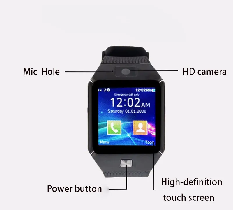 Dzo9 smart top watch whatsapp