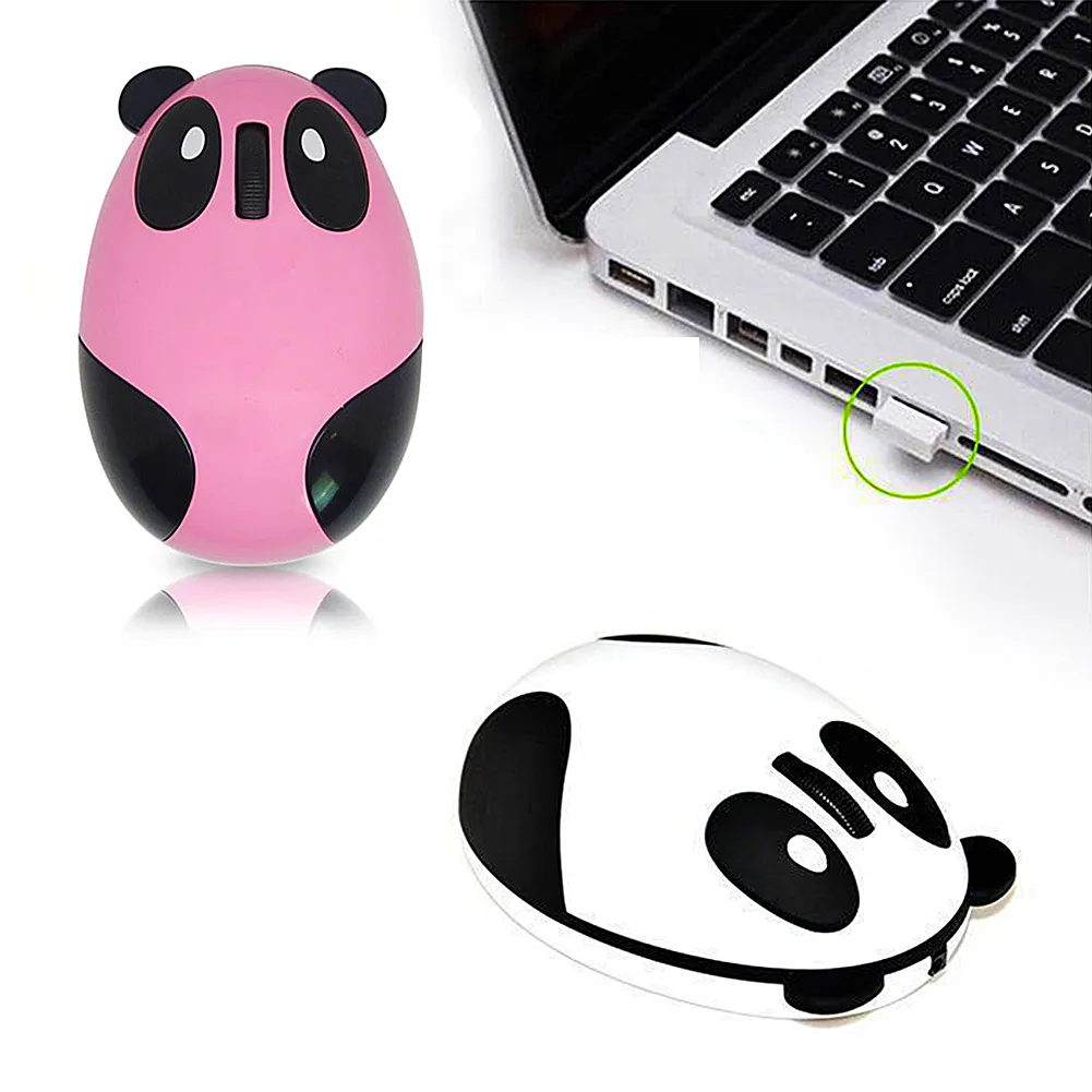 Cartoon bear Wireless Mouse Optical Panda Rechargeable Mouse Wireless Computer Gaming Mause sem fio Gamer Mice USB Panda Mouse For PC Laptop