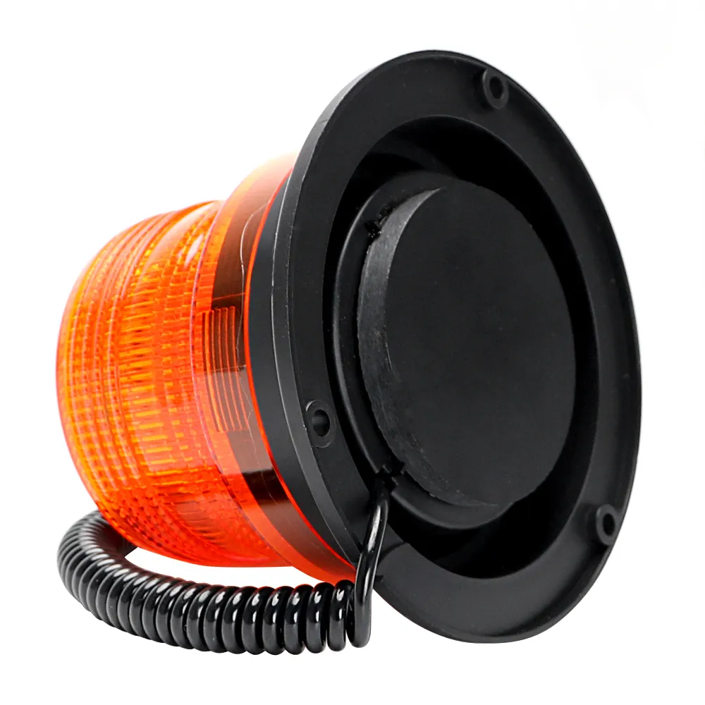 Flash Beacon Strobe Nödlampa Universal Bil Tillbehör Magnetisk Truck VARNING Ljusbilstyling Ljuskälla 12V 10 LED