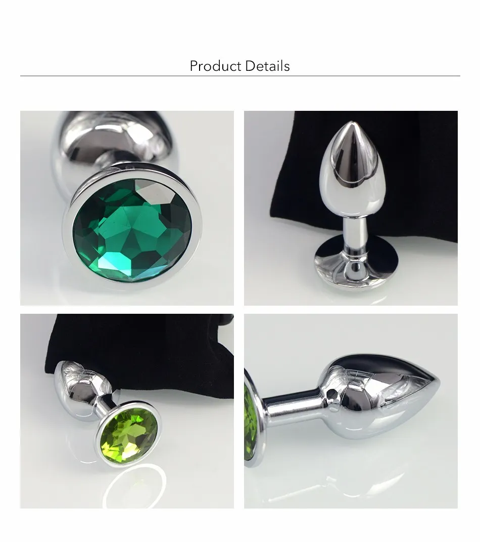 Au Reve Metal Anal Plug Kit 3 Sizes Butt Plugs With... From Zhengrui08,  $13.17 | DHgate.Com
