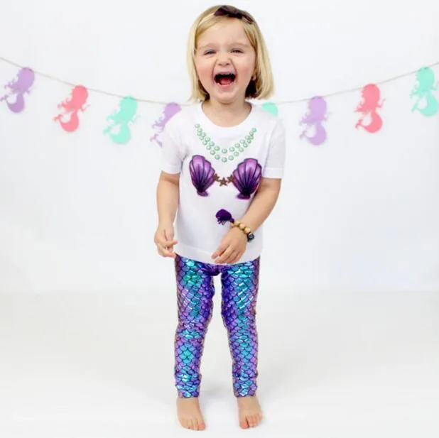 INS Baby Mädchen Einhorn Meerjungfrau Skala Gradienten Leggings Strumpfhosen Weihnachten Kinder Jungen Mode Glänzende Skala Drucken Strumpfhosen Kinder Lange Hosen BY0147