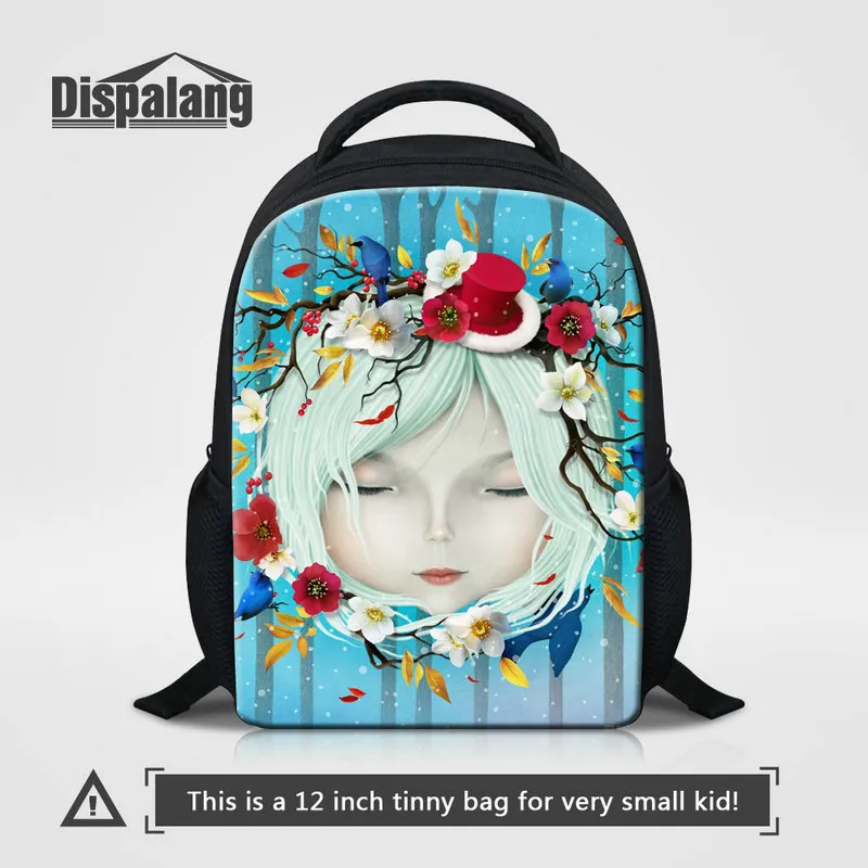 Wholesale 12 Inch Mini Backpack For Baby Pretty Doll Cartoon Pattern School Bags Brand Designer Bookbag For Kids Cheap Rucksack Child Rugtas