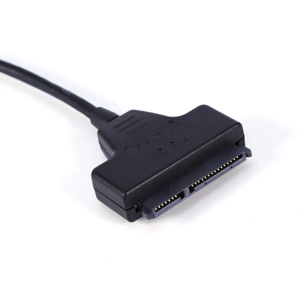 PC USB 3.0 till SATA -kabel 22 PIN POIN POWER Adapterkabel för 2,5 HDD SDD hårddisk