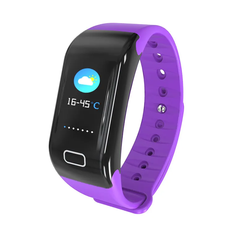 Smart watch blood pressure heart rate monitor bracelet wristband for ios android hotsell