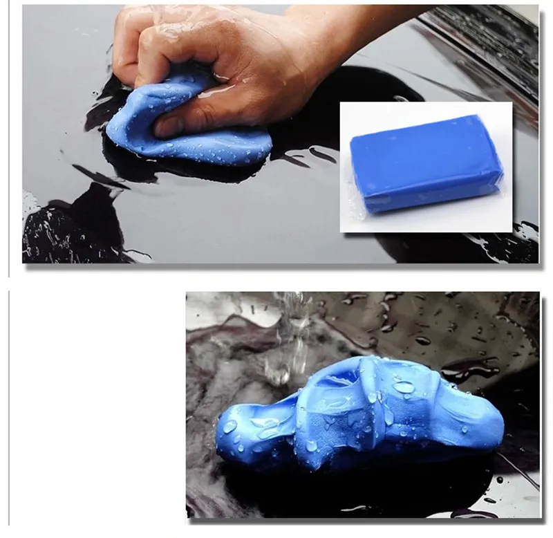 1st Magic Clean Clay Bar Car Truck Blue Cleaning Clay Bar bil som beskriver rena lera Care Tools Slame Washing Mud Car Sticker2920196